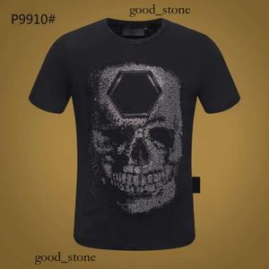 Philipe Plein T-shirty 2023ss Męskie Tshirty Designer Skull Diamond T Shirt Short Dollar Brown Bear Brand TEE ONECK Wysokiej jakości czaszki Tshirt TEE TOPS PLEIN 474