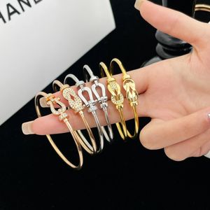 Смешанные простые браслеты с серебристыми брендами дизайнеры роскошных брендов.
