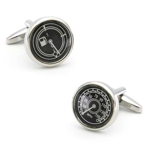 Cuff Links Wholesale and retail of high-quality brass material for mens motor board cufflinks black car counter cufflinks