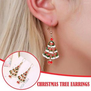 Dangle Earrings Fashion Women Xmas Tree Type Drop Chains Year Gifts Necklace Jewelry Christmas U8R9
