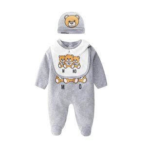 Rompers Kids Clothes Jumpsuit Newborn Romper Infant Toddler Hataddbibaddrobe Set For Baby Boys Girls Clothing Drop Delivery Maternity Dhjgj