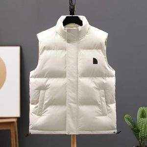 Men Vest Cotton Winter Waistcoat Thickened Insulation Outdoor Sports Coat Women's Unisex Solid Color Sleeveless Jacket Warm Thick Outwear Clothing