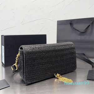 Designer -New Summer Cool Luxury Fashion Bamboo Beach Woven Wallet Party Brand Gift Graduated Women's Men's Wallet
