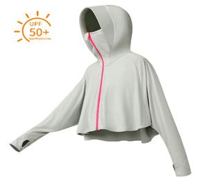 Sun UV Protection UPF 50 SunProof Clothing Women039sパーカーZIP長袖シャツ1628877