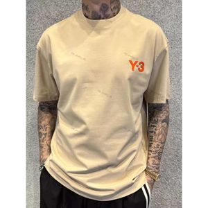 Y3 Shirt Designer T shirt Fashion Summer T-shirt half sleeved trendy men's trend pure cotton short sleeved loose top casual new round neck print Y-3 T-shirt 572