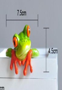 Dekoracja figurki Frog Nowe sztuczne rzemiosło zwierząt Kreatywne Kawaii Micro Krajobraz Personalizowany Dekoracja figurki 28351303211041