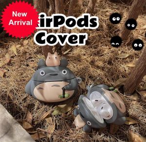 3D Japonya Anime Sevimli Karikatür Kablosuz Bluetooth Kulaklık Kılıfı AirPods Pro 1 2 3 AirPods için Kulaklık Şarj Kutusu Funda265684758