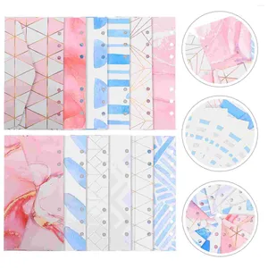 Gift Wrap 1 Set Of Account Book Expense Papers Waterproof Budget Practical Cash Envelopes Binder Pockets