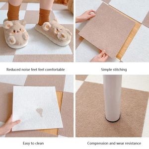 Carpets Carpet Floor Covering Stickers Self-Adhesive Peel And Stick Removable Living Room Mat Decor Office 30cmx30cm