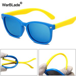 Warblade neue polarisierte Kinder Sonnenbrille Tr90 Silicone Jungen Mädchen Sonnenbrillen Kinder Baby Outdoors Goggle Shades Eyewear UV400 L2405