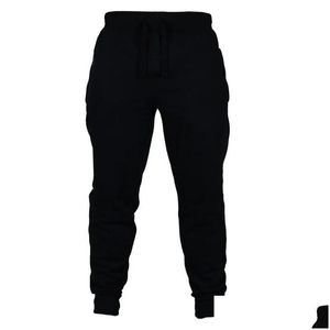 Mensbyxor Litthing Autumn Casual Sweatpants Solid High Street byxor män joggar överdimensionerade varumärkekvalitet Drop Delivery Apparel Clot Dhvzt