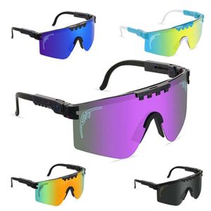 Pit Viper Sun Glasses UV400 Solglasögon Män Kvinnor Vuxna utomhus Eyewear Sport Goggles MTB -nyanser utan låda L2405