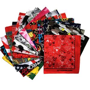 Bandanas Durag多目的ユニセックスPaisley Bandanas Hair Bands Hip-Hop Flame Head WRスカーフ腕時計装甲アクセサリー女性J240516