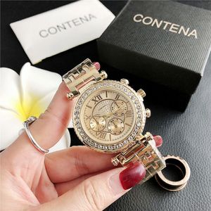 6758dsj New Fashion Small Dial Watch Three Eyes Ladies Factory Direktvertrieb CX200723 253o