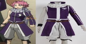 Fairy Tail Natsu Dragneel Cosplay Costume 2nd Version01231888410