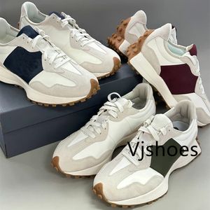 VJSHOES Sênis de tênis de baixo corte Classic 327Series Designer Shoes Low Top Men Mulher Shose Shoe de passeio ao ar livre Moda confortável e respirável 36-45