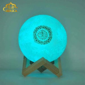 Speakers islam Wireless Bluetooth Speakers Quran Player Colorful Light Moon Lamp Moonlight Support MP3 FM TF Card veilleuse coranique H1111