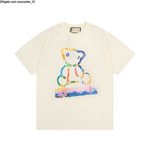 T-koszulka dziecięca designerskie ubrania maluch lato z krótkim rękawem fasion girl chłopiec graficzna koszulka graficzna 100% bawełny z literami Marka zwierząt 100-160 S-4xl rodzica odzież dziecięca