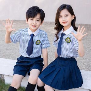 Clothing Sets Kindergarten Uniforms Summer British Style Children's School Sports Primary Students