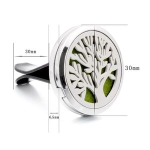 Essential Oils Diffusers Cars Outlet Per Alloy Oil Car Diffuser Locket Vent Clip Aromatherapy Deco C764 Zz Drop Delivery Home Garden D Dhkwy