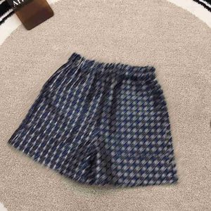 Top Baby Shorts Blue логотип полный печатный детский нижний размер одежды 100-150 см. Детская дизайнерская одежда летние девочки мальчики брюки 24 мая