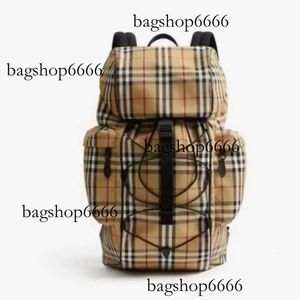 Womens Checkered Fashion Designer Backpack Same Style Nylon Travel Mens Large Capacity Book Men's Original Edition