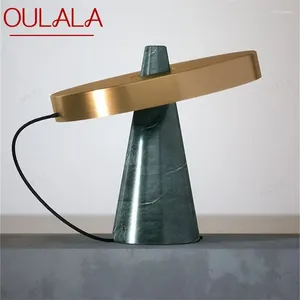 Bordslampor oulala nordisk lyxlampa modern design ledd skrivbord ljus för hem sovrum dekoration