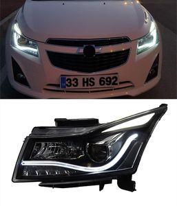 Assemblaggio dei fari per Cruze 20 08-20 15 Filanci anteriori Sostituzione DRL Luce diurna LED LED LAMPA