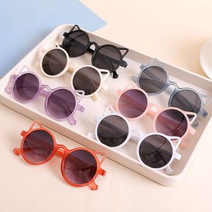 Summer Children Cute Girls Boys Cat Ears Animal Cartoon Sunglasses Lovely Vintage Sun Glasses UV Protection Eyewear L2405