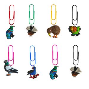 Gioielli Bird Cartoon Paper Clips BK Bookmarks for Nurse Regalo carino File Nota Sile con consegna a goccia a forma di colore Otadf