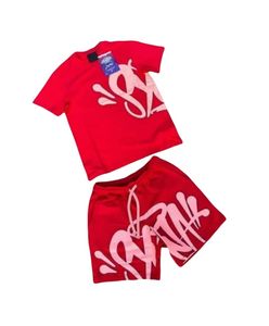 Дизайнер мужского спортивного костюма Syna World Tshirts Set Set Tee Printed Designer Trub