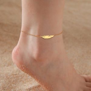 SM3A Anklets Cazador Cute Womens Walking Cat Ankles Stainless Steel Jewelry Foot Bracelets Summer Beach Accessories 2024 Wholesale d240517