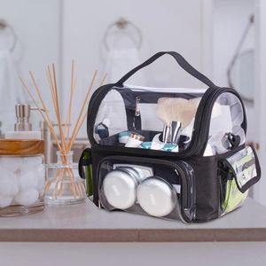 Kozmetik çantalar seyahat tuvalet çantası su geçirmez açık makyaj kız erkekler ev