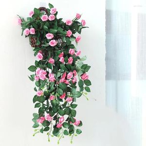 Dekoratif çiçekler 2pcs yapay çiçek düğün doğum günü partisi diy salon tavan dekor ev fleur flores yapaylar para dekoracion