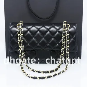 Designer bags Chain Bag plaid flap caviar shouder handbag gold silver chain leather double letter solid color buckle square stripe lady messenger