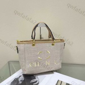 Designer Tote Bag Ch Pearl Bag Luxury Women's Bag Evening Bag Brand Canvas Embroidered Women's Beach Bag mode Högkvalitativ axelväska liten handväska 1xz9