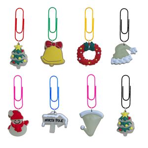 Segnalibri, segnalibri Clip di carta da cartone animato di Natale carine per la scuola SILE BK Bookmarks Infermiera Funny Paperclips Colorf Offina Otzon Otzon