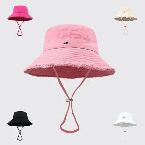 2024 Designer Bucket Hat Le Bob Hats för män Kvinnor Casquette Wide Brim Designer Hat Sun Prevent Gorras Outdoor Beach Canvas Bucket Hat Designer Fashion Accessories