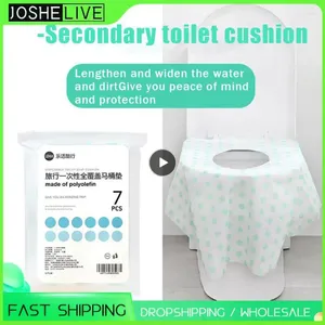 Toalettstol täcker kudde varmt vattentäta täcktillbehör