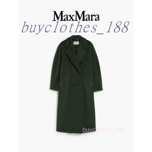 Kurtki damskie Wool Blend Coats Designer Trench Płaszcz 2024 Nowy wiosenny jesienna jesień Środkowa długość Koreańskie ubrania zimowe z paskiem 64EX