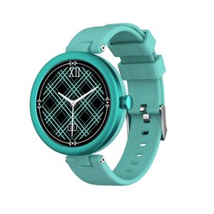 Kvinnliga damer flickor mode 2024 Hela runda smartwatch pekskärm Android reloj smart klocka för kvinnor smart klocka