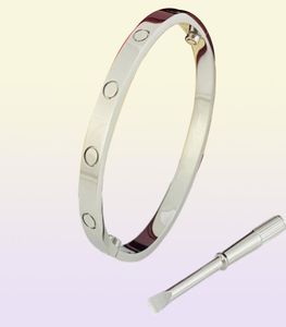 Love Screw Bracelet Designer Bracelets Luxury Jewelry Women Bangle Classic Titanium Steel Alloy GoldPlated Craft Colors GoldSilv4950959