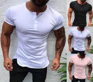 Men039s T Camisetas moda de moda prolongada estilo de rua masculina roupas de bainha curva de linha longa camisetas de hip hop urbano em branco básico T5987550