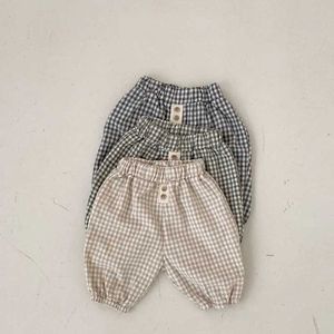 Hose 2023 Frühling/Sommer Neues loses Muster Babyhose Baumwolle Baby Casual Hosen Mode Mädchen Uterine Hosen Vorschule Babyhose D240517