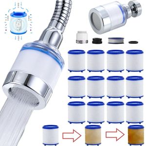 Faucet Filter Element Purifier Sprayer Head Household Water Shower Remove Chlorine Heavy Metal Filtered 240515