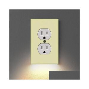 Luzes do sensor Plugue er Led Night Light Pir Motion Segurança Anjo Angel Outlet Hallway Quarto Lampo de banheiro Droga Droga iluminação DHB94 interna DHB94