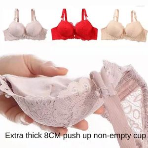 Bras Thickened 8cm Super Thick Bra Without Steel Ring Small Chest Artifact Flat Underwear Women Gathering A Cup Extra