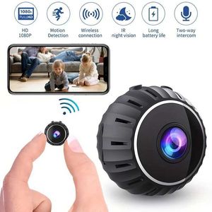 Sports Action Video Cameras 1 Enhet X10 Mini 1080HD WiFi Camera WiFi Sport DV Camera Safety Home Monitor Baby Camera Black - Excluching TF Card J240514