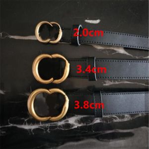 3 8CM 3 4CM 2 0CM WOMENS BELE CEINTURE G BUCKLE MEN MENS DESIGNER Bälten Läder Black Snake Big Gold Buckle Classic Size 95-120cm Ethjrfjh 298S