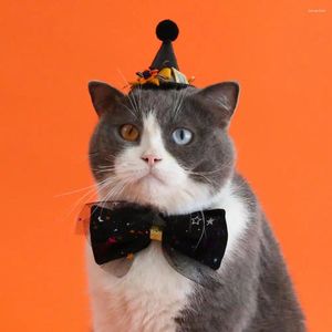 Abbigliamento per cane morbido per cappelli per animali domestici Pografia Accessori regolabili Halloween Capelli natalizi per cani gatti con paillettes cinghiali di fiocco